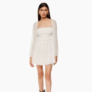 Aritzia Tempest Mini Dress, White
